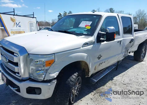 2015 Ford F-250 Lariat из США, поврежденный, VIN 1FT7W2BT4FED62506
